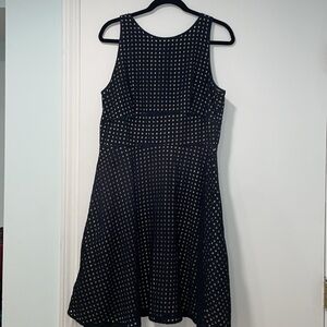 LOFT black and tan Dress